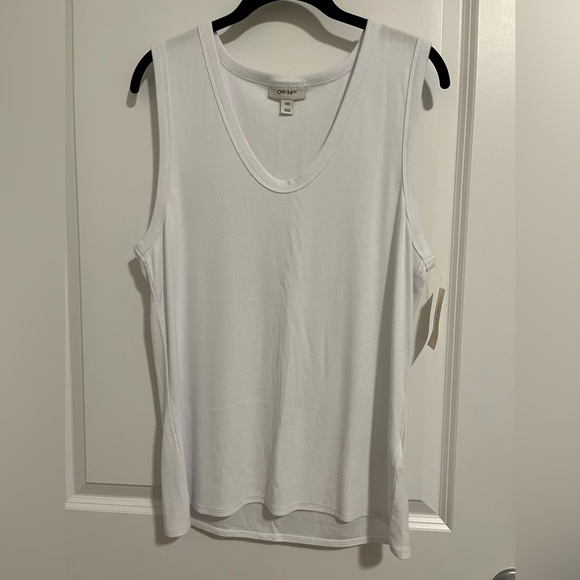 ON 34th Tops - On 34th NWT Women's Pure White Tank Top